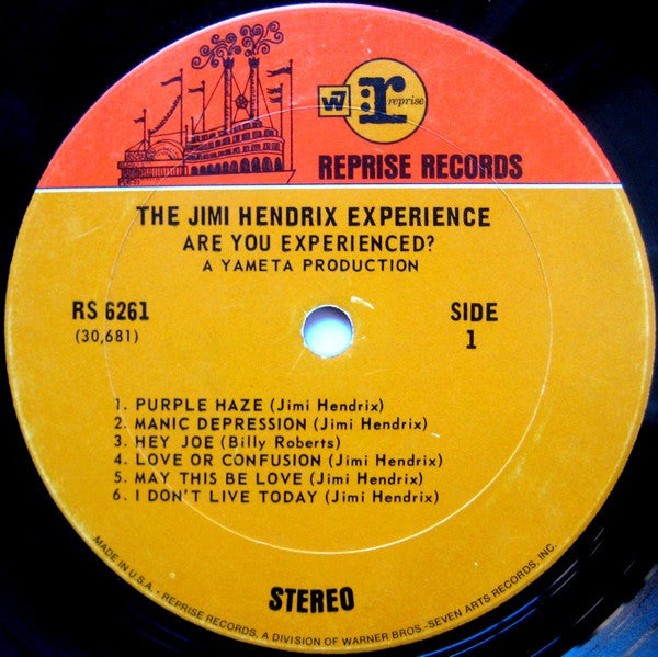 The Jimi Hendrix Experience : Are You Experienced (LP, Album, RP, Ter)