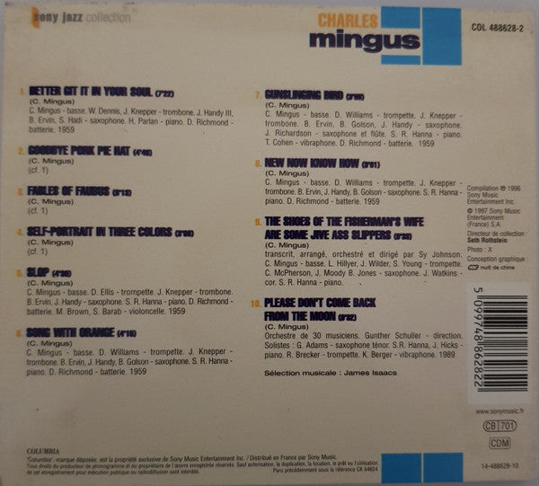Charles Mingus : Sony Jazz Collection (CD, Album, Dig)