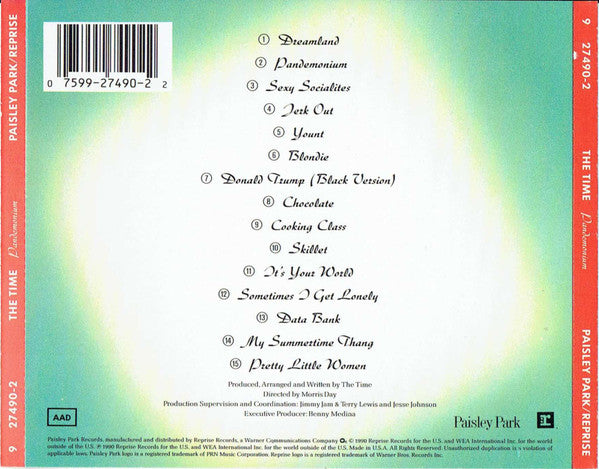 The Time : Pandemonium (CD, Album)