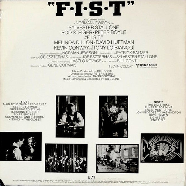 Bill Conti : F.I.S.T. (Original Motion Picture Soundtrack) (LP)