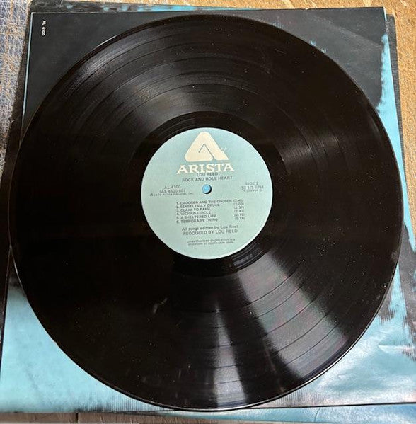 Lou Reed : Rock And Roll Heart (LP, Album, PRC)