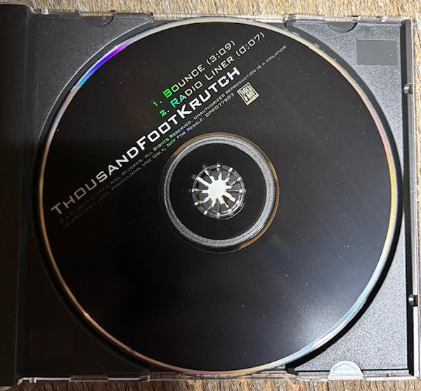 Thousand Foot Krutch : Bounce (CD, Single, Promo)