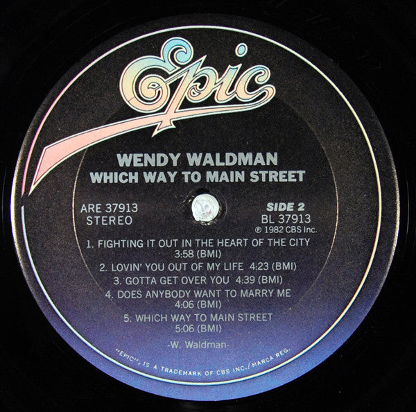 Wendy Waldman : Which Way To Main Street (LP, Album, Pit)