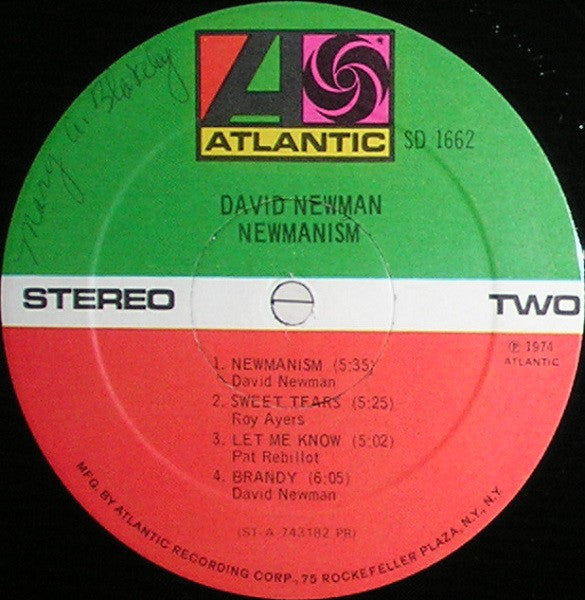 David Newman* : Newmanism (LP, Album, PR)