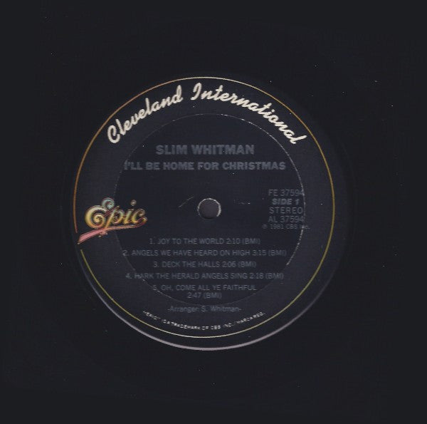 Slim Whitman : I'll Be Home For Christmas (LP)