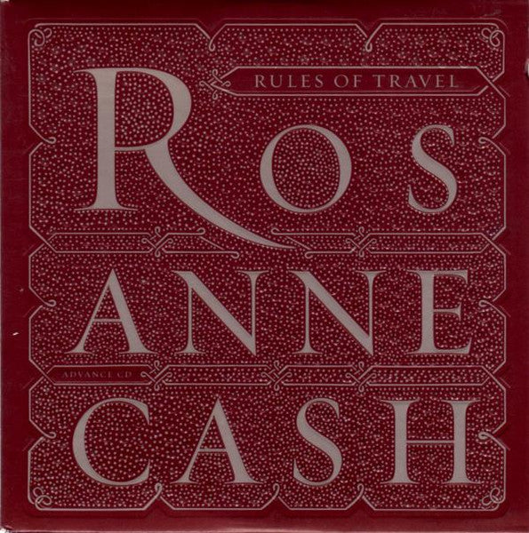 Rosanne Cash : Rules Of Travel (CD, Advance, Album, Promo)