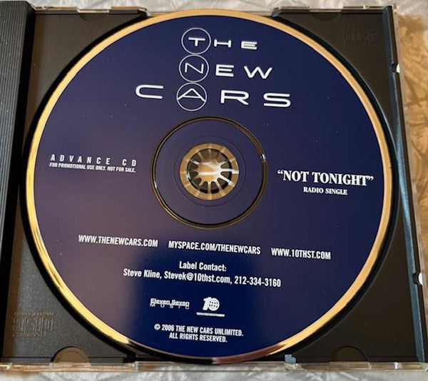 The New Cars : Not Tonight (CD, Advance)