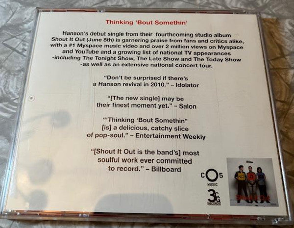 Hanson : Thinking 'Bout Somethin' (CD, Single)