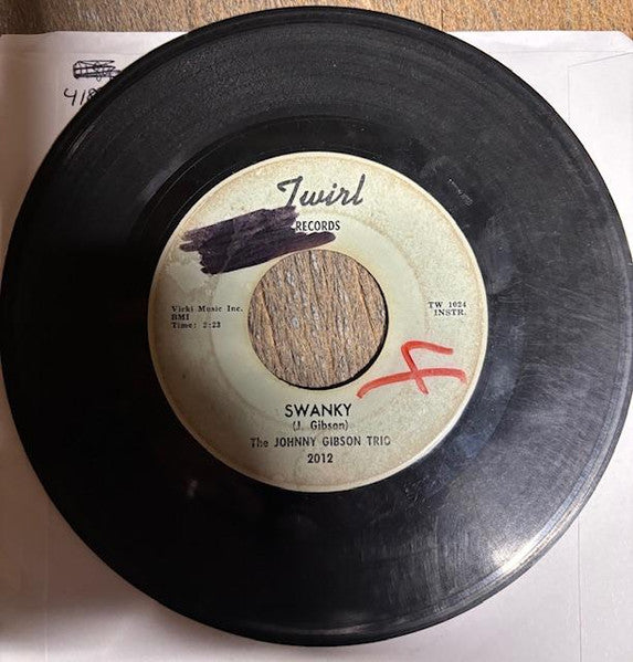 The Johnny Gibson Trio : Beachcomber (7")
