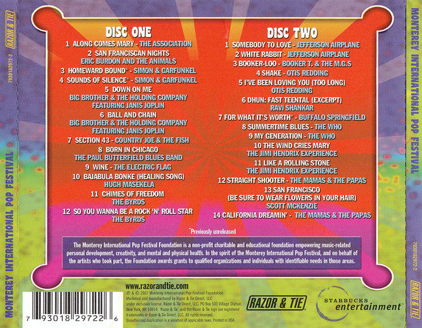 Various : Monterey International Pop Festival (2xCD, Album)