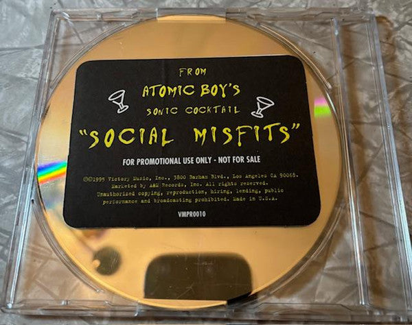 Atomic Boy : Social Misfits (CD, Single, Promo)