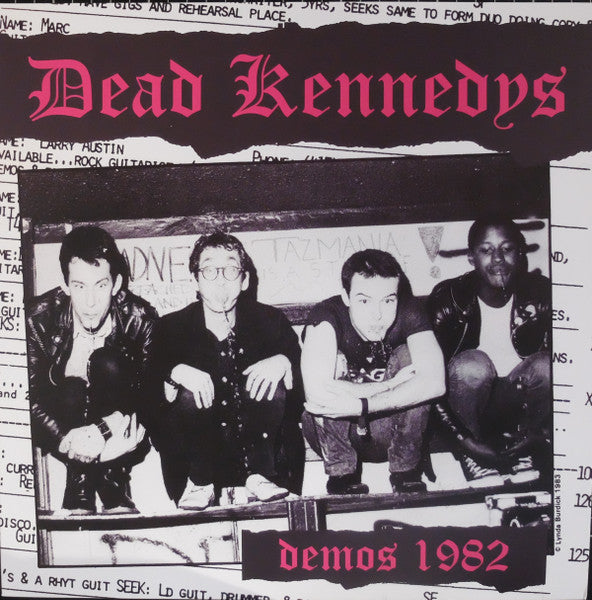 Dead Kennedys : Demos 1982 (LP, Unofficial)