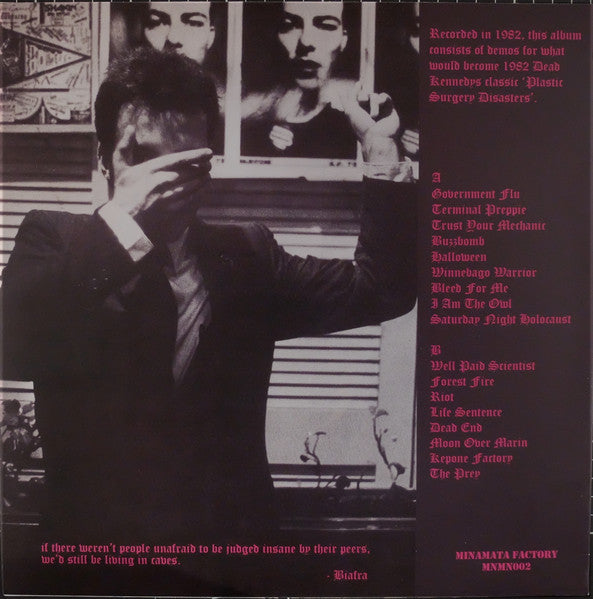 Dead Kennedys : Demos 1982 (LP, Unofficial)