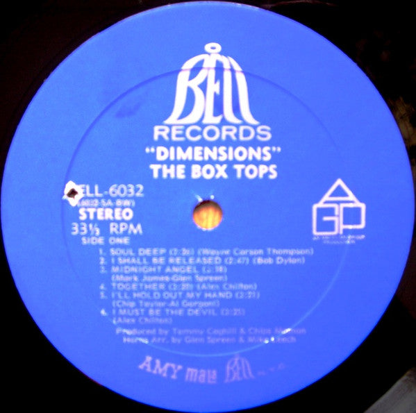 Box Tops : Dimensions (LP, Album, Bes)