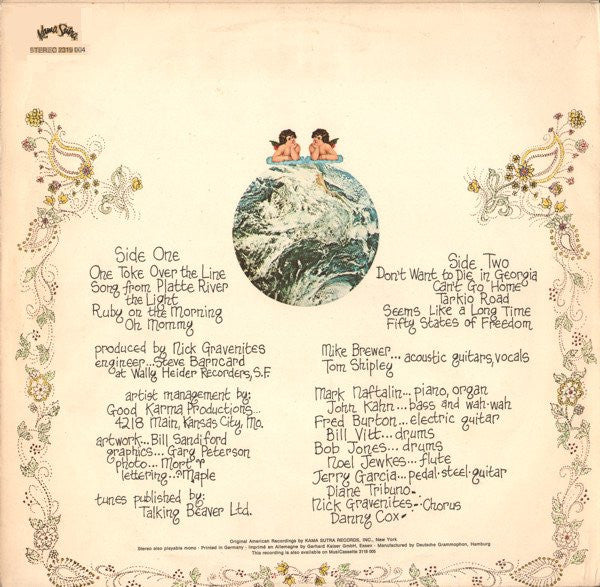 Brewer And Shipley : Tarkio (LP, Album)