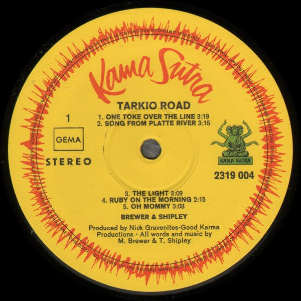 Brewer And Shipley : Tarkio (LP, Album)