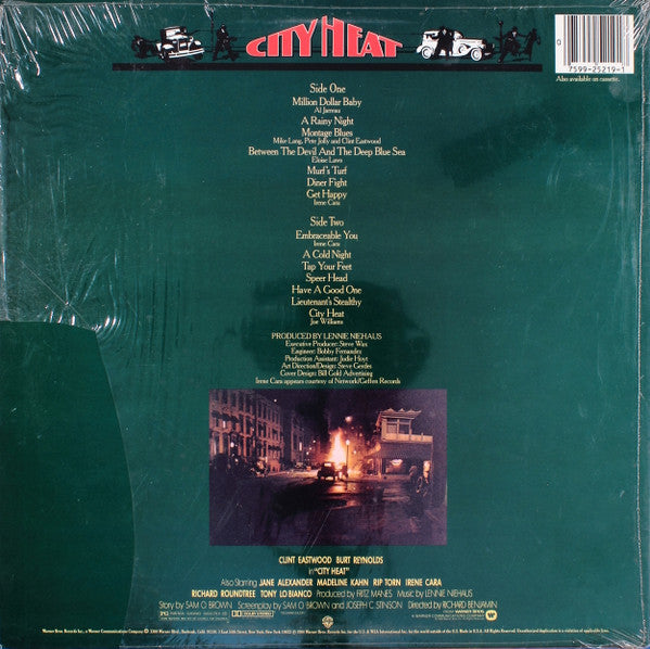 Various : City Heat (Original Motion Picture Sound Track) (LP, Album)