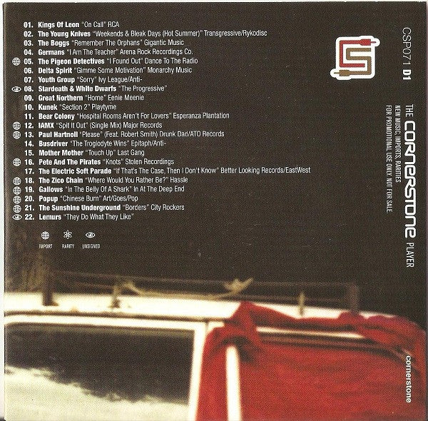 Various : The Cornerstone Player 071 (3xCD, Comp, Promo)