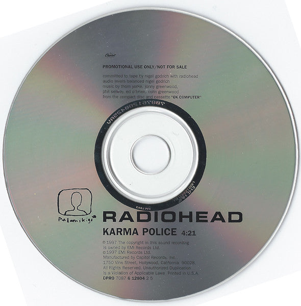 Radiohead : Karma Police (CD, Single, Promo)