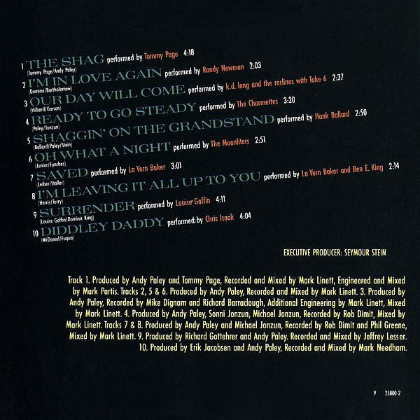 Various : Shag: Original Motion Picture Soundtrack (CD, Album, Comp)