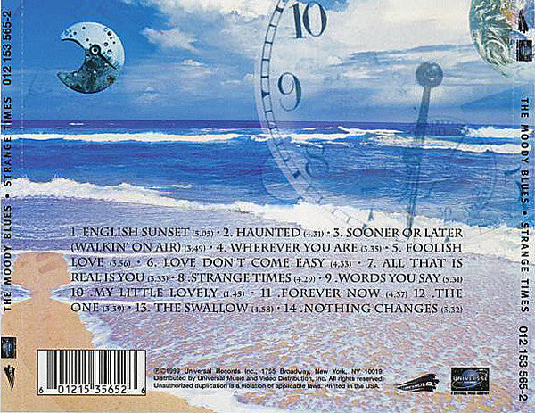 The Moody Blues : Strange Times (CD, Album)