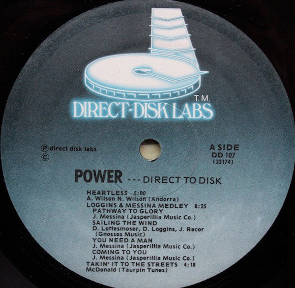 Power (11) : Rock..."Direct-to-Disc" (LP, Album, Ltd, Num, Gat)