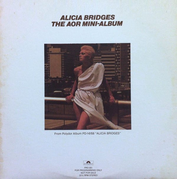 Alicia Bridges : The AOR Mini-Album (12", MiniAlbum, Promo)