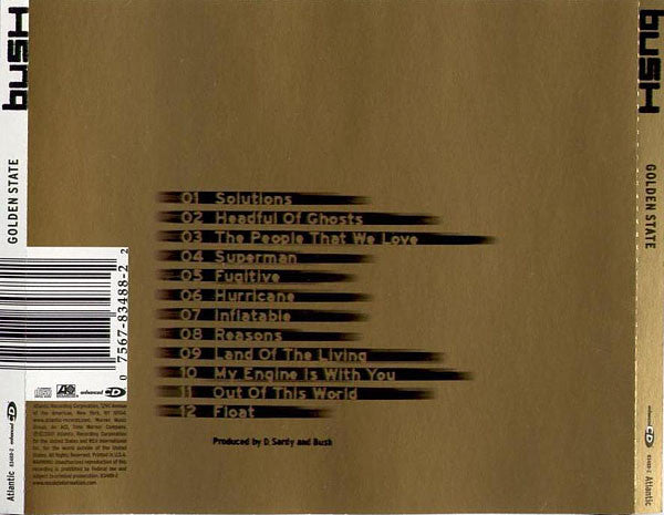 Bush : Golden State (CD, Album, Enh, Com)
