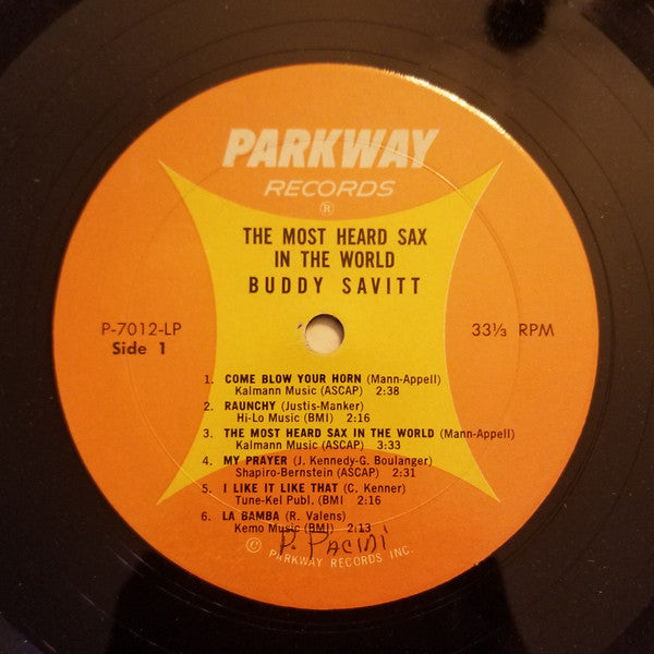 Buddy Savitt : The Most Heard Sax In The World (LP, Album, Mono)