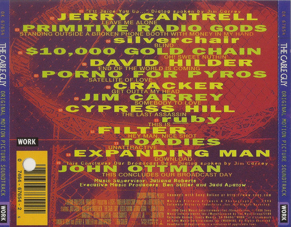 Various : The Cable Guy (Original Motion Picture Soundtrack) (CD, Comp)
