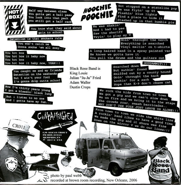 Black Rose Band : Hot Box / Hoochie Poochie (7", Single)
