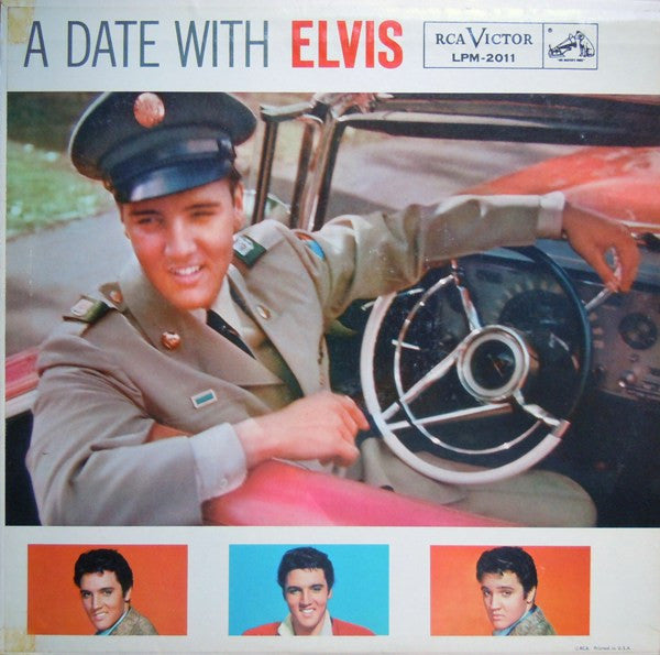 Elvis Presley : A Date With Elvis (LP, Comp, Mono)