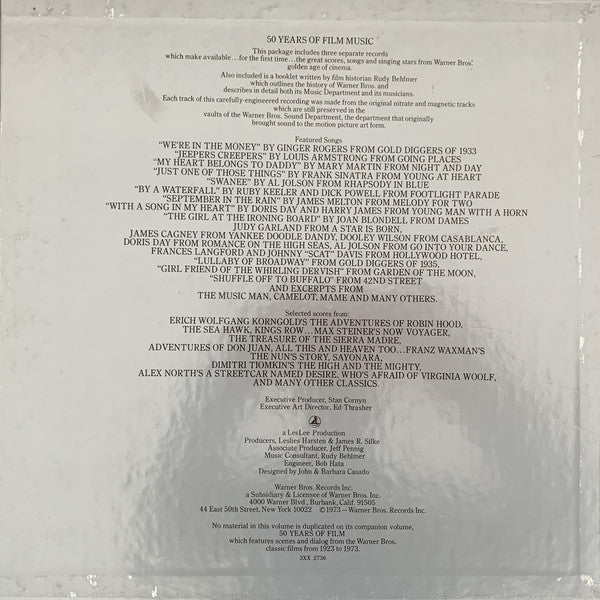 Various : 50 Years Of Film Music (3xLP, Comp + Box)