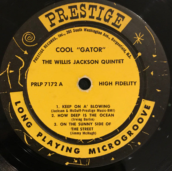 Willis Jackson : Cool "Gator" (LP, Album, Mono)