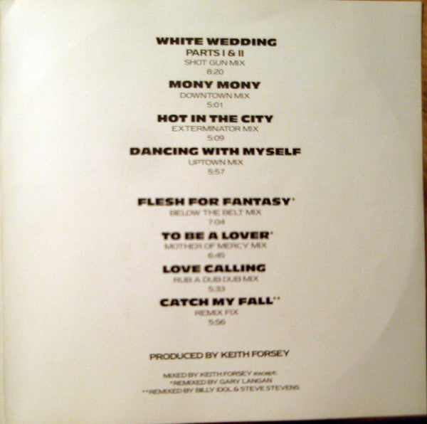 Billy Idol : Vital Idol (CD, Album, Comp, RE)