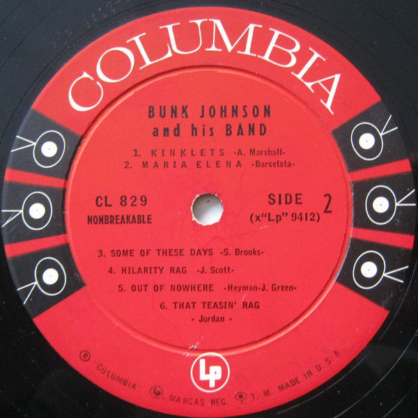 Bunk Johnson : The Last Testament Of A Great New Orleans Jazzman (LP, RE)