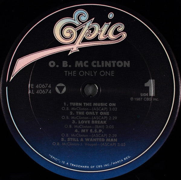 Obie McClinton : The Only One (LP, Album)