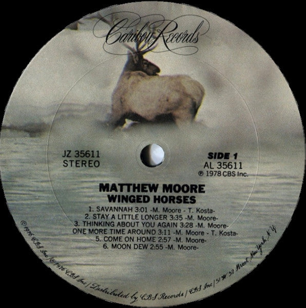 Matthew Moore : Winged Horses (LP, Album)