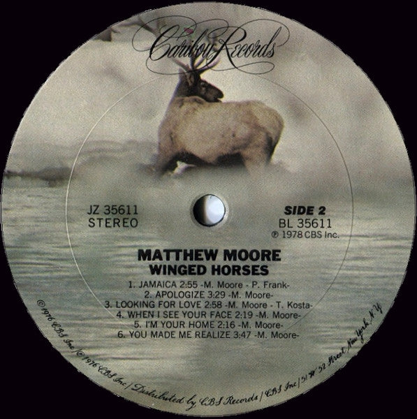 Matthew Moore : Winged Horses (LP, Album)