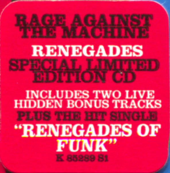 Rage Against The Machine : Renegades (CD, Album, Ltd, S/Edition)