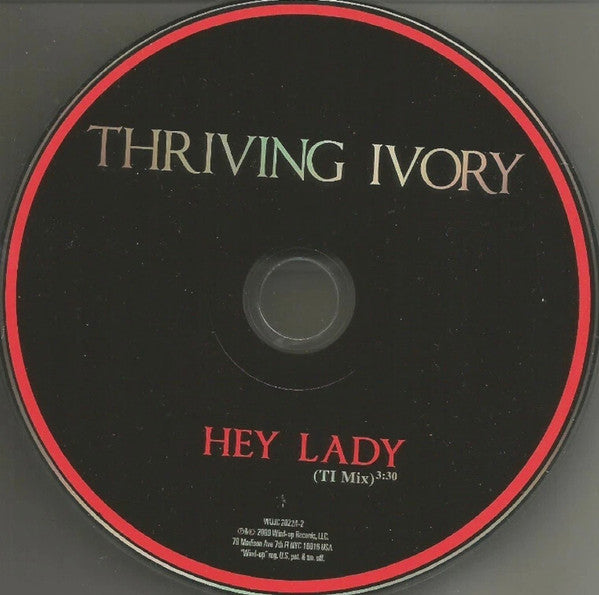 Thriving Ivory : Hey Lady (CD, Single, Promo)