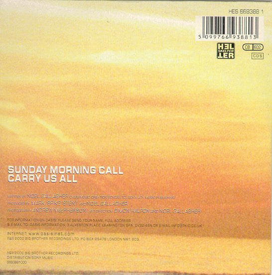 Oasis (2) : Sunday Morning Call (CD, Single, Car)