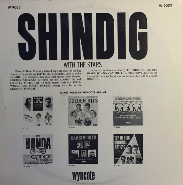 Various : Shindig With The Stars (LP, Comp, Mono)