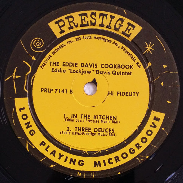 Eddie "Lockjaw" Davis With Shirley Scott And Jerome Richardson : The Eddie "Lockjaw" Davis Cookbook (LP, Album, Mono)
