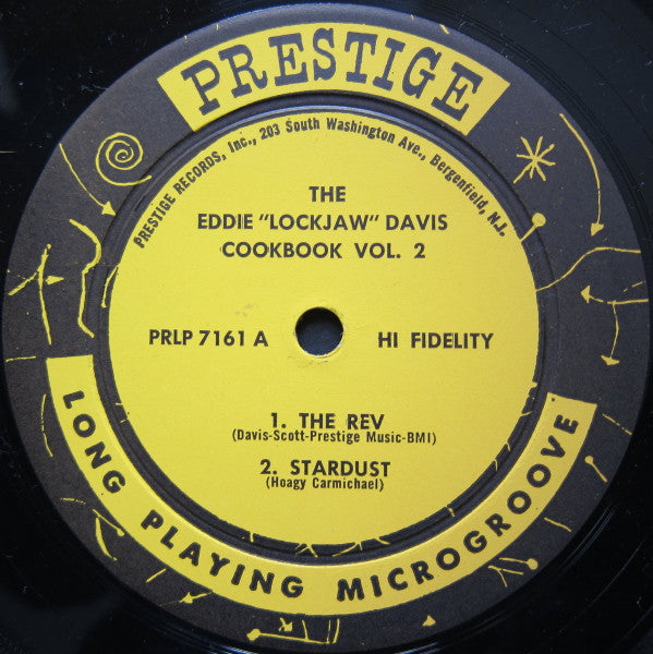 Eddie "Lockjaw" Davis : The Eddie "Lockjaw" Davis Cookbook Volume II (LP, Album)