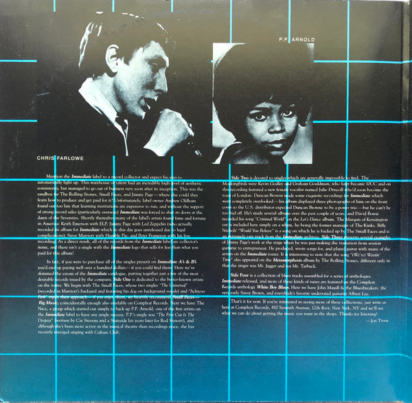 Various : Immediate A's & B's: The Singles Collection / A Compleat Collection (2xLP, Comp)