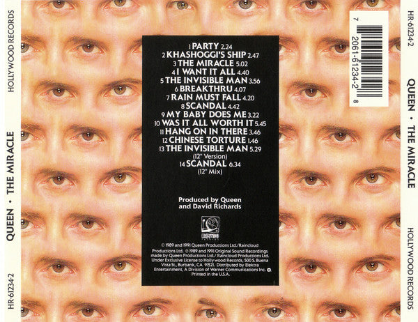 Queen : The Miracle (CD, Album, RM)