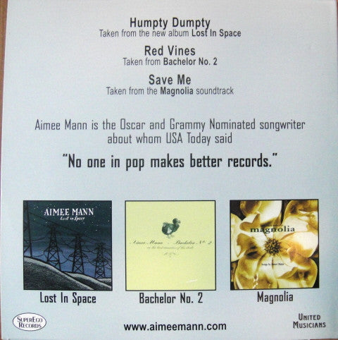 Aimee Mann : Humpty Dumpty (CD, EP, Promo, Smplr, car)