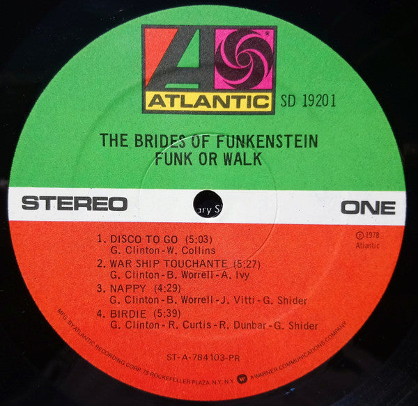 The Brides Of Funkenstein* : Funk Or Walk (LP, Album, Pre)