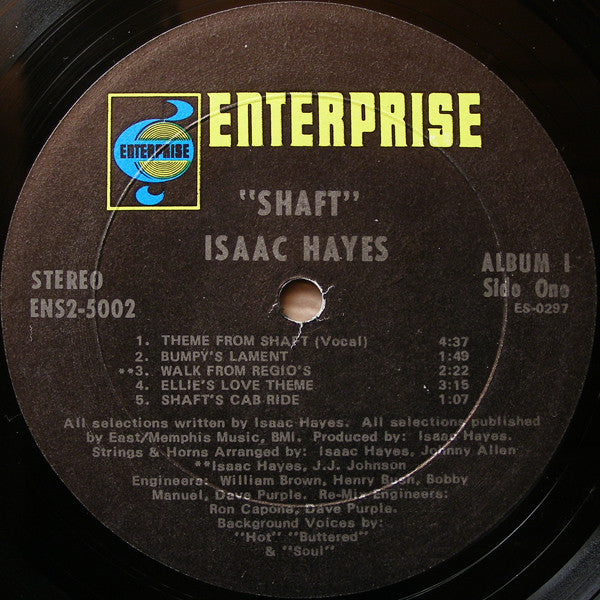 Isaac Hayes : Shaft (2xLP, Album, Blu)